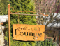 Preview: Edelrost Spruchschild Grill+Chill Lounge, inkl. Ampelhalter