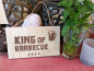 Preview: Holzspruchschild BBQ - King of Barbecue