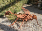Preview: Edelrost Gartenstecker Libelle 3D, groß