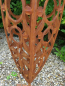 Preview: Edelrost Skulptur Blätterzapfen, 120 cm
