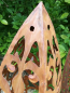 Preview: Edelrost Skulptur Blätterzapfen, 120 cm
