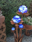 Preview: Edelrost Glasblume Blumenzauber, 120 cm