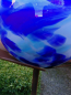 Preview: Edelrost Glasblume Ferrum blau