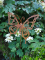 Preview: Edelrost Gartenstecker Schmetterling Papilion