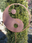 Preview: Edelrost Gartenstecker Yin Yang