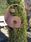 Preview: Edelrost Gartenstecker Yin Yang