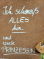 Preview: Edelrost Schild Prinzessin mit 3D Krone