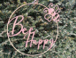 Preview: Edelrost Wandbild Bee Happy