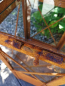 Preview: Edelrost Laterne mit Glas, 50 cm