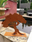 Preview: Edelrost Olivenbaum auf Platte
