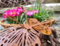 Preview: Edelrost Schmetterling Saskia, mit Füßen zum Biegen