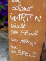 Preview: Edelrost Schild mit Ginkgo "Staub des Alltags"
