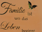 Preview: Edelrost Gedichttafel Familie Leben Liebe 40 cm