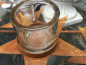 Preview: Edelrost Adventskranz, Teelichthalter Stern, rechteckig
