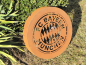 Preview: FC Bayern Edelrost Lichtkasten Logo