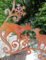 Preview: Edelrost Fensterbild Rehe