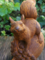 Preview: Gusseisen Eichhörnchen auf Eichel