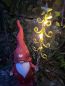 Preview: LED Nikolaus mit Baum rechts, rot