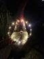 Preview: LED Weihnachtswichtel mit Kreis, rot-gold