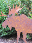 Preview: Edelrost Elch Rudolph 16 cm bis 45 cm