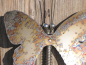 Preview: Edelstahl Schmetterling zum Hängen, 22 cm
