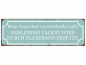 Preview: Shabby Chic Metallspruchschild Geschenke verpacken