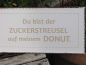 Preview: Shabby Chic Metallspruchschild Zuckerstreusel