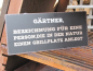 Preview: Shabby Chic Metallspruchschild Gärtner