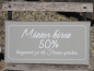 Preview: Shabby Chic Metallspruchschild 50 Prozent