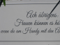 Preview: Shabby Chic Metallspruchschild Handy