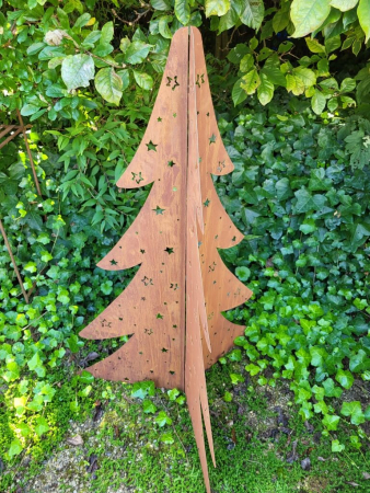 Edelrost 3D Tannenbaum Starry, klappbar