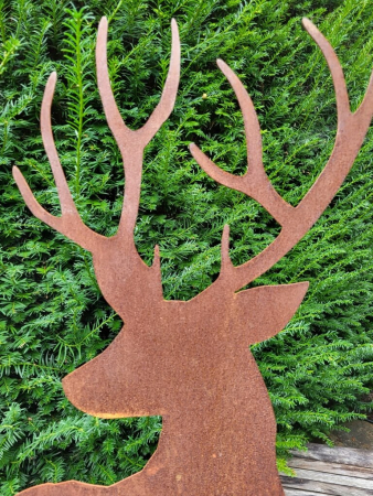 Preview: Edelrost Hirsch Edgar, seitlich Preview: Edelrost Hirsch Edgar, seitlich