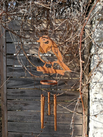 Edelrost Klangspiel Teta, Vogel Schwanz unten