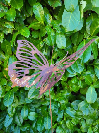 Edelrost Schmetterling Josi, am Wackelstab