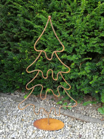 Weihnachtsbäume aus Edelrost - Angels Garden Dekoshop