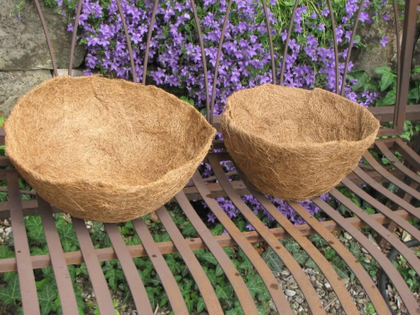 Kokoseinsatz für Hängekörbe, 25 cm