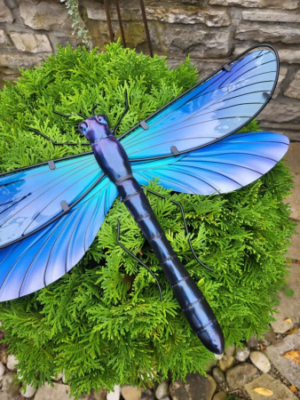 Preview: Boho Libelle zum Hängen, Glas-Metall, türkis Preview: Boho Libelle zum Hängen, Glas-Metall, türkis