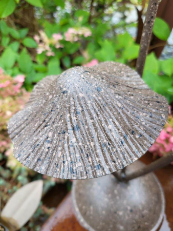 Preview: 3D Pilzgruppe Paddy zum Stellen, Edelrostoptik Preview: 3D Pilzgruppe Paddy zum Stellen, Edelrostoptik