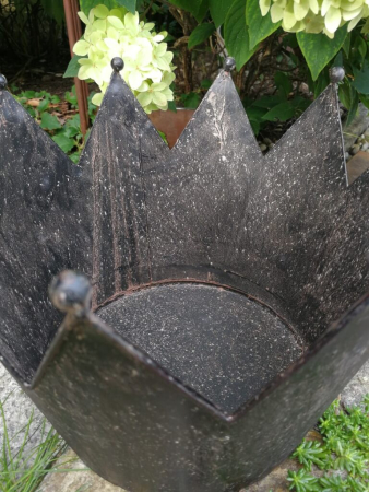 Preview: Vintage Pflanzkrone Mina, 22 cm Preview: Vintage Pflanzkrone Mina, 22 cm