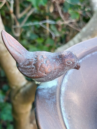 Vogeltränke Wasserhahn, Kupferoptik, zum Hängen