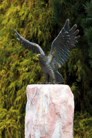 Bronzeskulptur Seeadler klein