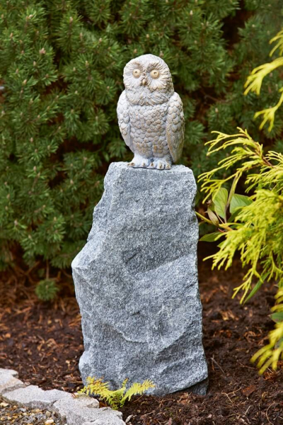 Bronzeskulptur Baby Schneeeule