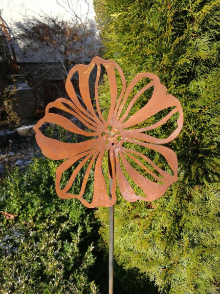 Edelrost Blume Cosmea (Schmuckkörbchen)