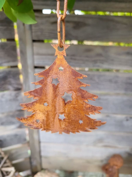 Edelrost Hänger Frohes Fest , Lebkuchen