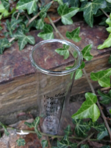 Ersatzglas für Regenmesser, klein