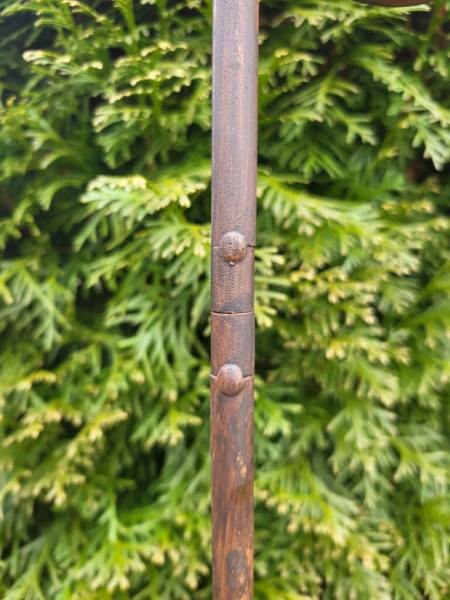 Gartenstecker Schale mit Ranke, dunkelbraun