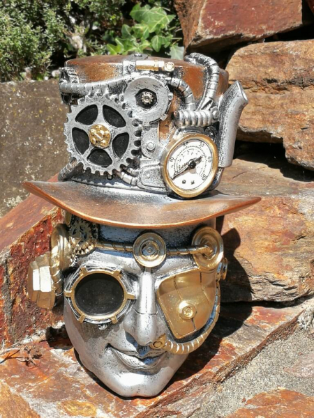 Steampunker aus Polyresin