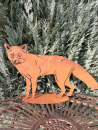 Edelrost Fuchs Hector, Sitzend - Angels Garden Dekoshop